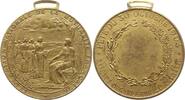 Frankreich, 3. Republik Tragbare vergoldete Bronzemedaille Fédération Nationale de la Mutualité Française, Banquet der Zeitung Le Matin -