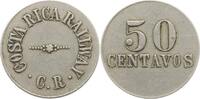 Costa Rica Eisenbahnmarke zu 50 Centavos Railways C.R. -