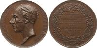 Schweiz - Genf Große Bronzemedaille v. Bovy, auf die Verdienste von General Dufour um die Kartografie in der Schweiz -