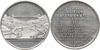 Großbritannien, Königreich, Bristol, Stadt Zinnmedaille v. Moore, auf die Eröffnung der Clifton Suspension Bridge -