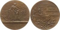 Belgien, Königreich, Brüssel Bronzemedaille v. Arthus Bertrand, Paris, Compagnie d'Assurances Generales Accidents et Vol -