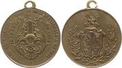 Schweiz - Genf Tragbare Bronzemedaille auf das Internationale Musikfest, Stadtwappen -