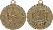 Schweiz - Genf Kleine tragbare Bronzemedaille auf das Internationale Musikfest, Stadtwappen -