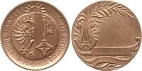 Schweiz - Genf Kleine Bronzemedaille Union Instrumentale Genevoise, Fanfare Municipale, Stadtwappen -