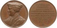 Schweiz - Bern Bronzemedaille v. Jean Dassier, a.d. Reformator Berchtold Haller, 1492 (Aldingen) - 1536 (Bern) -