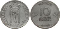 Norwegen, Königreich 10 Öre Haakon VII., 1905 - 1957 -