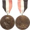 Deutschland, Kaiserreich, Preußen, Königreich Tragbare bronzierte Medaille Wilhelm II., 1888 - 1918, auf den 100. Geburtstag Wilhelm I. -