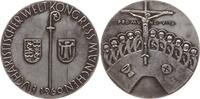 München, Stadt Feinsilbermedaille a.d. Eucharistischen Weltkongress, Randschrift BAYER . HAUPTMÜNZAMT . FEINSILBER -