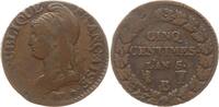 Frankreich, Directoire 5 Centimes Rouen -