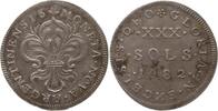 Frankreich, Königreich 30 Sols de Strasbourg Ludwig XIV., 1643 - 1715, Straßburg -