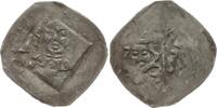 Pfalz-Oberpfalz Pfennig auf Regensburger Schlag Rupert I. bis Rupert III., 1329 - 1410 -