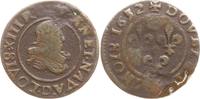 Frankreich, Königreich Double Tournois Ludwig XIII., 1610 - 1643, Lyon -