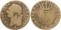 Frankreich, Königreich 1 Sol Ludwig XVI., 1774 - 1793, Metz, Glockenmetall (mdc), 2e sem. -
