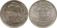50 Centavos 1916 Portugal  Vorzüglich, feine Patina
