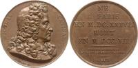 Frankreich, Königreich Bronzemedaille von Domard, auf den französischen General, Nicolas de Catinat, 1637 - 1712 -