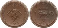 Weimarer Republik, Stadt Schleitz 1 Mark ohne Wertbezeichnung Porzellanmanufaktur Meissen, Rosette, Johann Friedrich Böttger 4.2.1682 -
