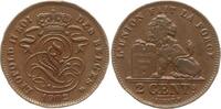Belgien, Königreich 2 Centimes Leopold II., 1865 - 1909 -