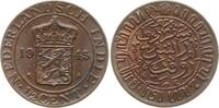 Niederländisch Ostindien 1/2 Cent Wilhelmina, 1890 - 1948 -