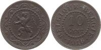 Belgien, Königreich 10 Centimes Albert I., 1909 - 1934 -