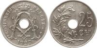 Belgien, Königreich 25 Centimes Albert I., 1909 - 1934 -