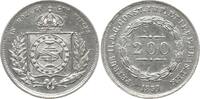 Brasilien 200 Reis Pedro II., 1831 - 1889 -