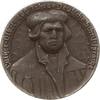 Deutsches Reich Einseitige Zinkmedaille Luther Bibel, 400 Jahre deutsche Schriftsprache -