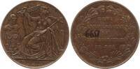 Belgien, Königreich Bronzemedaille Leopold I., 1831-1856, auf sein 25. Regierungsjubiläum, Inauguration du Roi -
