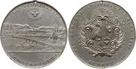 Schweiz - Genf Zinnmedaille v. Curval, a.d. eidgenössische Schützenfest (Tir fédéral), Stadtansicht v. See -