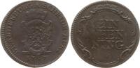 Brandenburg-Ansbach 1 Pfennig Christian Friedrich Karl Alexander, 1757 - 1791, Schwabach -