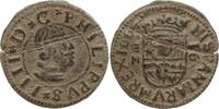 Spanien, Königreich 16 Maravedis Philipp IV., 1621 - 1665, Valladolid -
