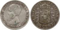 Spanien, Königreich 50 Centimos Alfonso XIII., 1886 - 1941 -