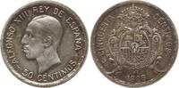 Spanien, Königreich 50 Centimos Alfonso XIII., 1886 - 1941 -