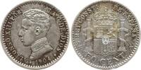 Spanien, Königreich 1 Peseta Alfonso XIII., 1886 - 1941 -