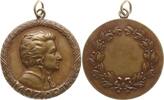 Berühmte Personen - Musiker und Komponisten Tragbare Bronzemedaille von Roth, Pforzheim, Wolfgang Amadeus Mozart, Preismedaille, nicht verliehen -