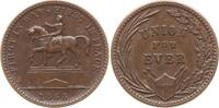 USA Civil War Token George Washington Reiterdenkmal, First in War , First in Peace / Union for ever -