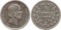 Niederlande, Königreich 5 Cent Wilhelm III., 1849 - 1890 -