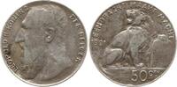 Belgien, Königreich 50 Centimes Leopold II., 1865 - 1909 (fl.) -