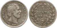 Niederlande, Königreich 5 Cent Wilhelm III., 1849 - 1890 -