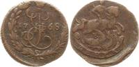 Russland Denga (1/2 Kopeke) Katharina II., 1762 - 1796, Ekaterinburg -