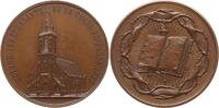 Schweiz - Neuenburg, La Chaux-de-Fonds) Bronzemedaille von Landry, auf die Einweihung der Kirche Eglise Indépendante -