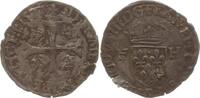 Frankreich, Königreich Douzain aux deux H Henri III., 1574 - 1589, Lyon -