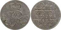 Brandenburg-Preußen 1/24 Taler Friedrich II., 1740 - 1786, Berlin, 8 - strahlige Sterne -