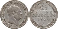 Preußen, Königreich 2 1/2 Silbergroschen Friedrich Wilhelm IV., 1840 - 1861 -