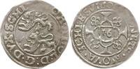 Schleswig-Holstein-Gottorp 1/16 Taler (Doppelschilling) Johann Adolf, 1590 - 1616, Steinbek, Variante mit vierstelliger Jahreszahl -