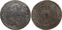 Frankreich, Königreich 1/4 Ecu Vertugadin Ludwig XV., 1715 - 1774, Aix en Provence, réformation -