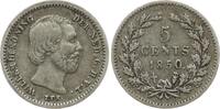 Niederlande, Königreich 5 Cent Wilhelm III., 1849 - 1890 -