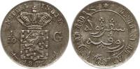 Niederländisch Ostindien 1/10 Gulden Wilhelm III., 1849 - 1890 -