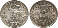 Niederländisch Ostindien 1/10 Gulden Wilhelmina, 1890 - 1948 -