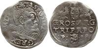 Polen, Königreich 3 Groschen (Dreigröscher , Trojak) Sigismund III., 1587 - 1632, Posen -