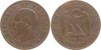 Frankreich, Kaiserreich 5 Centimes Straßburg, Napoleon III., 1852 - 1870 -